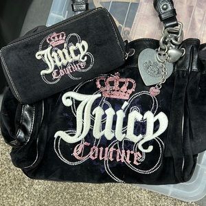 Juicy couture purse and wallet